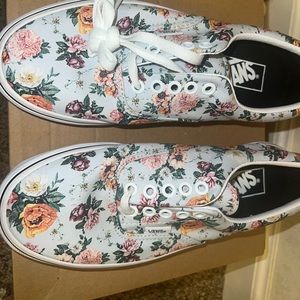 Floral Vans - Brand New/ Never Worn